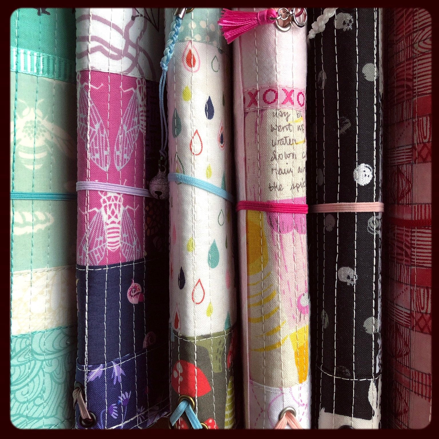 BLACK paper watercolor journal | white pen sketchbook | handmade