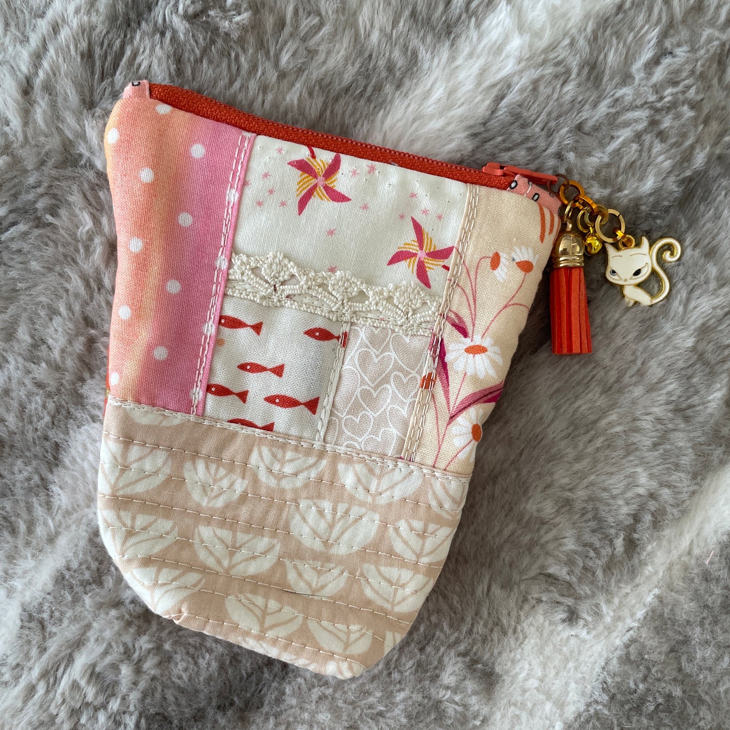 Little Dipper quilted Zipper Bag