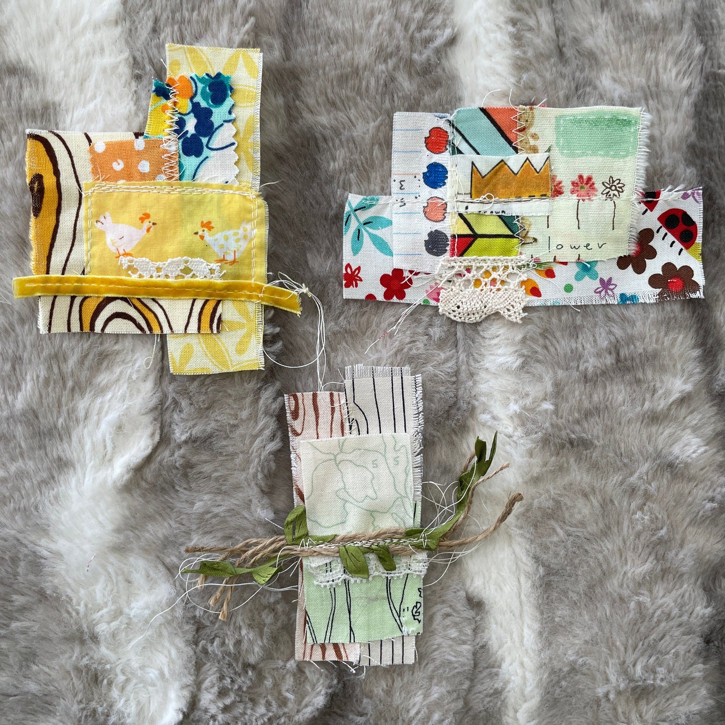 journal fodder | Sewn Snipped Bits | mini scrap quilt | fabric ephemera | tiny patchwork quilt | eye candy for your journal