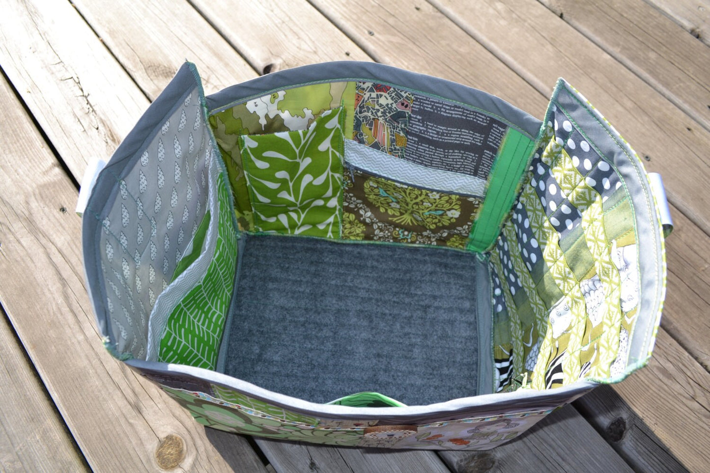 CUSTOM quilted travel bag : great tote for teachers | artists | sewists | knitters